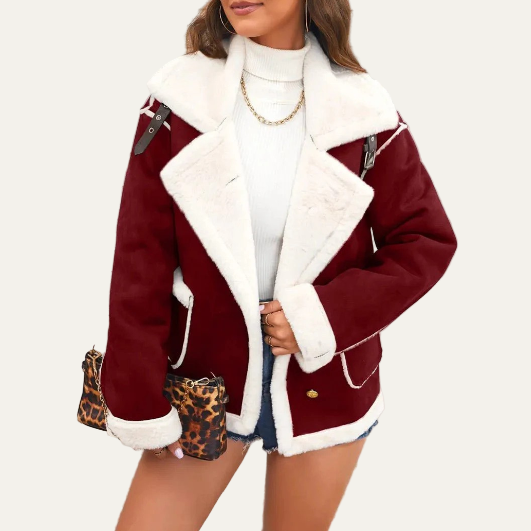 Veste aviateur courte pour femme