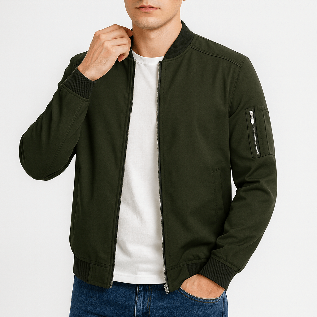 Veste bomber classique pour homme