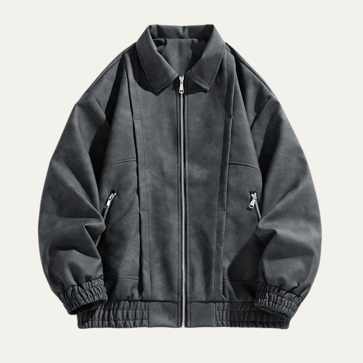 Veste bomber homme effet daim