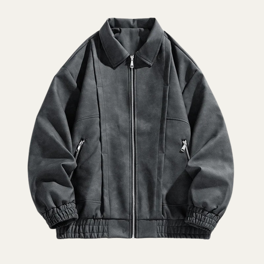 Veste bomber homme effet daim