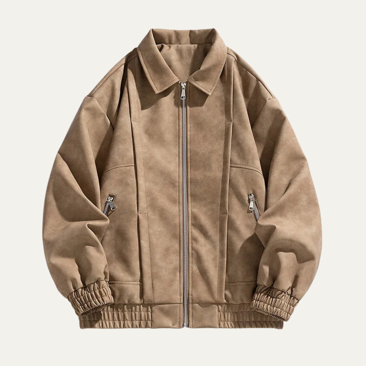 Veste bomber homme effet daim