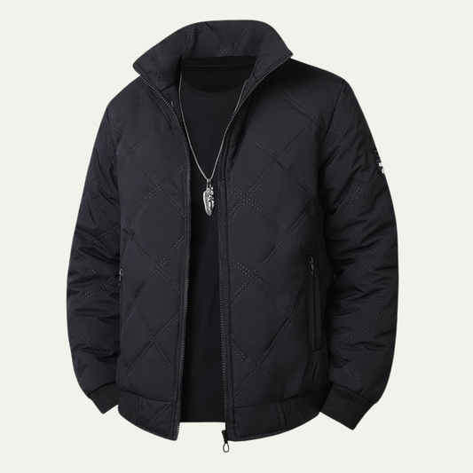 Veste bomber matelassée classique pour homme