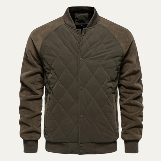 Veste bomber matelassée d'hiver pour homme
