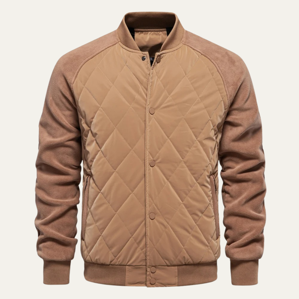 Veste bomber matelassée d'hiver pour homme