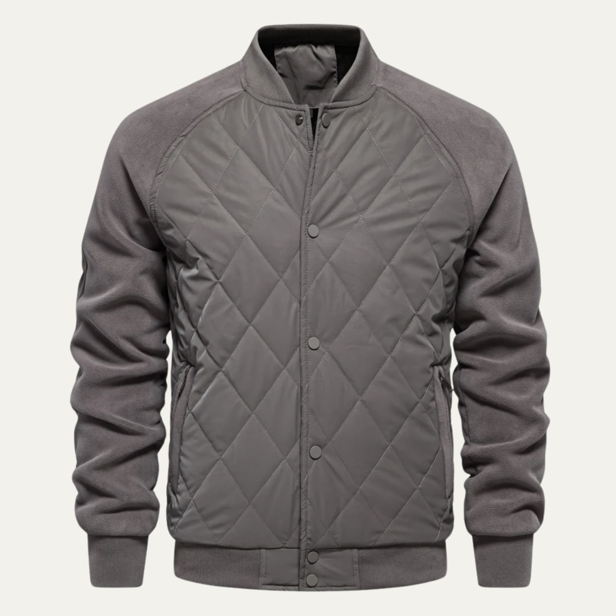 Veste bomber matelassée d'hiver pour homme