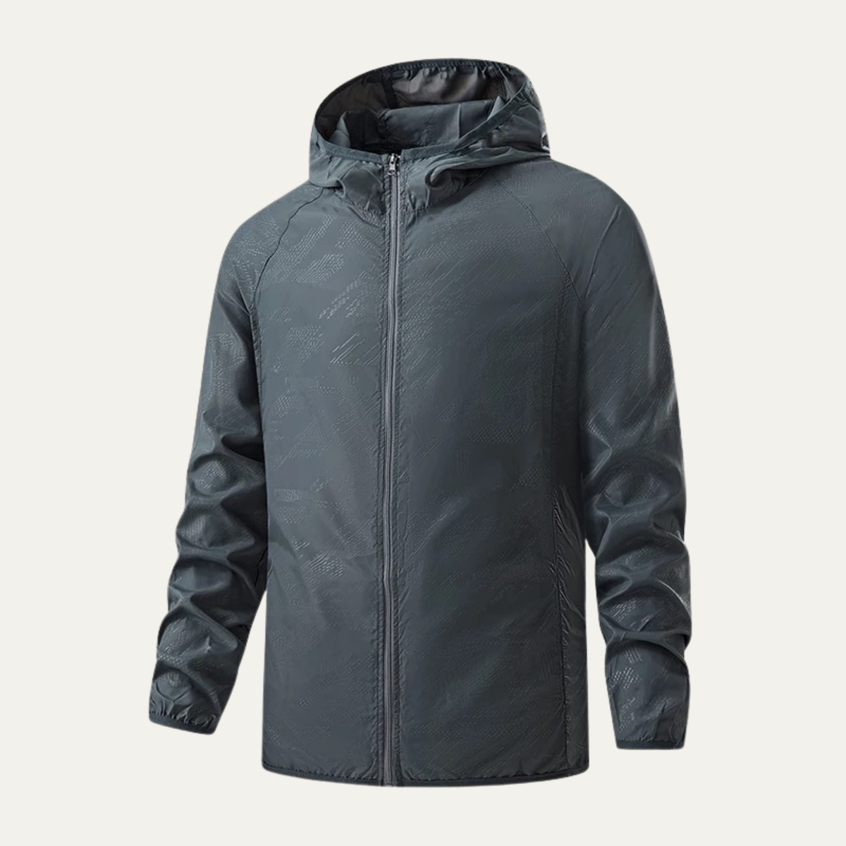 Veste coupe-vent légère à capuche pour homme