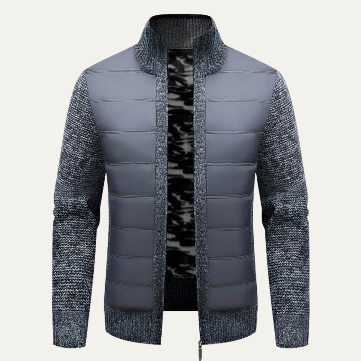 Veste hybride matelassée pour homme