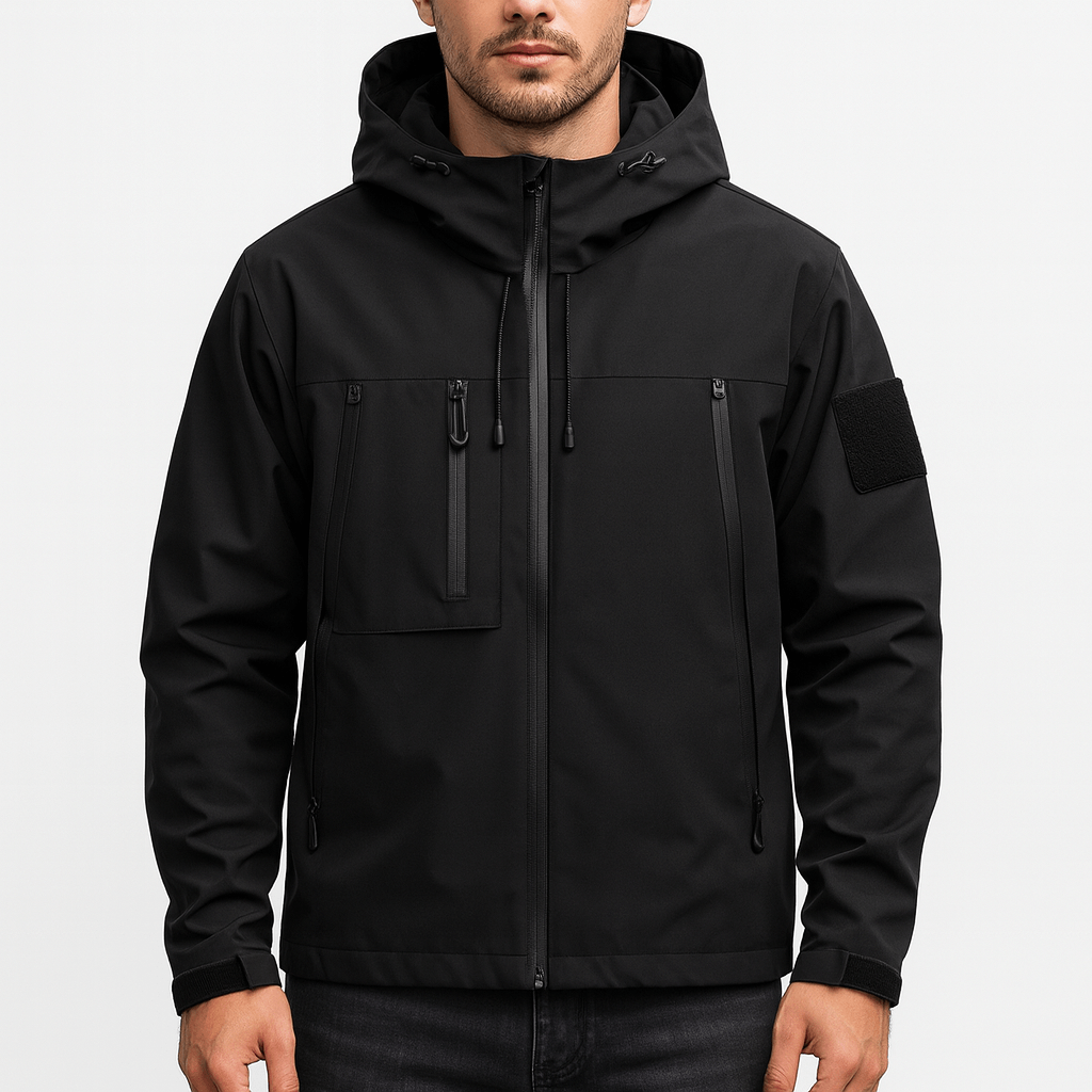 Veste imperméable multipoches pour homme