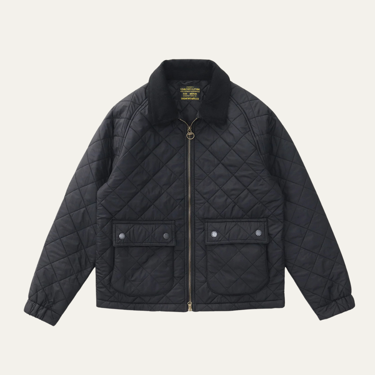 Veste matelassée à losanges pour homme