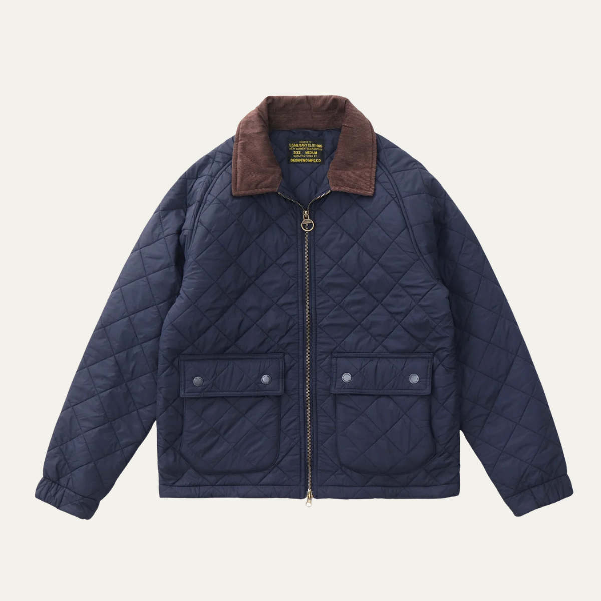 Veste matelassée à losanges pour homme