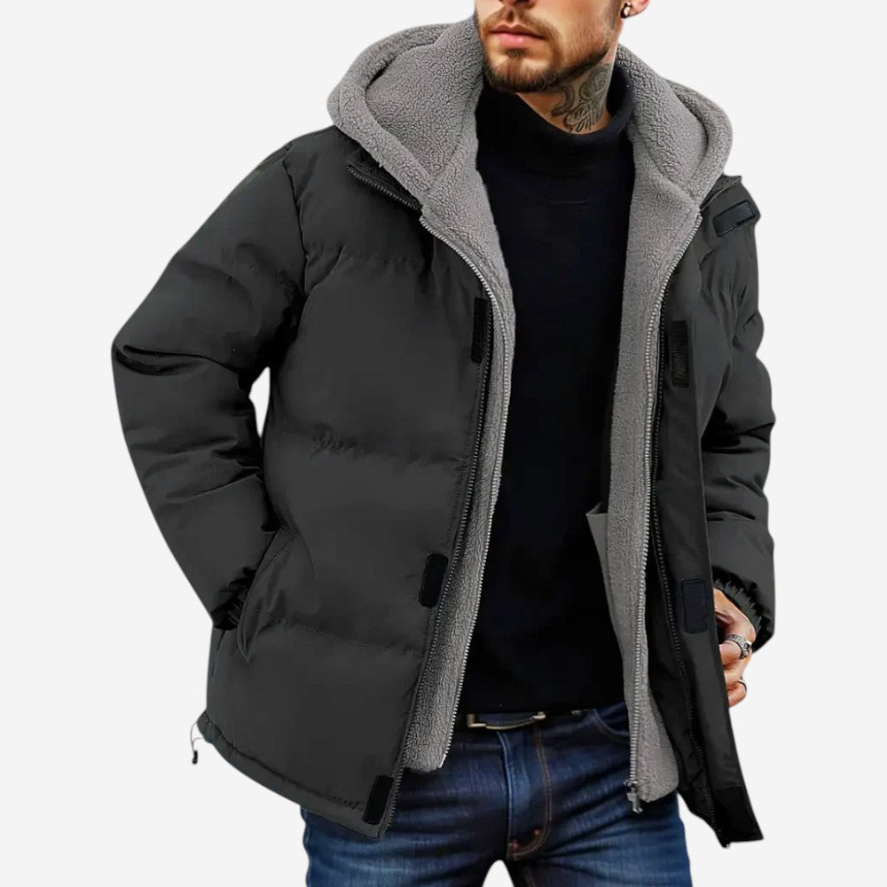 Veste matelassée d'hiver épaisse pour homme