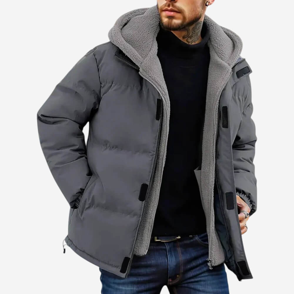Veste matelassée d'hiver épaisse pour homme