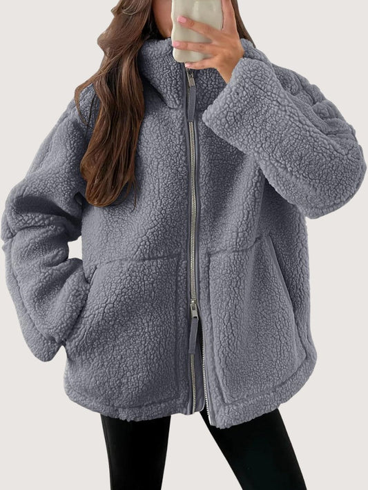 Veste polaire oversize pour femme