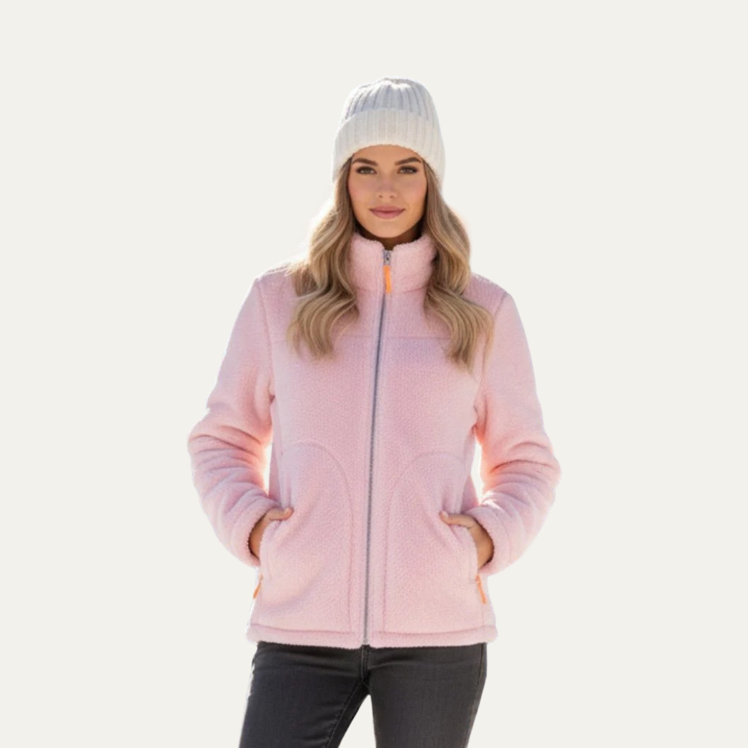 Veste polaire zippée douce pour femme