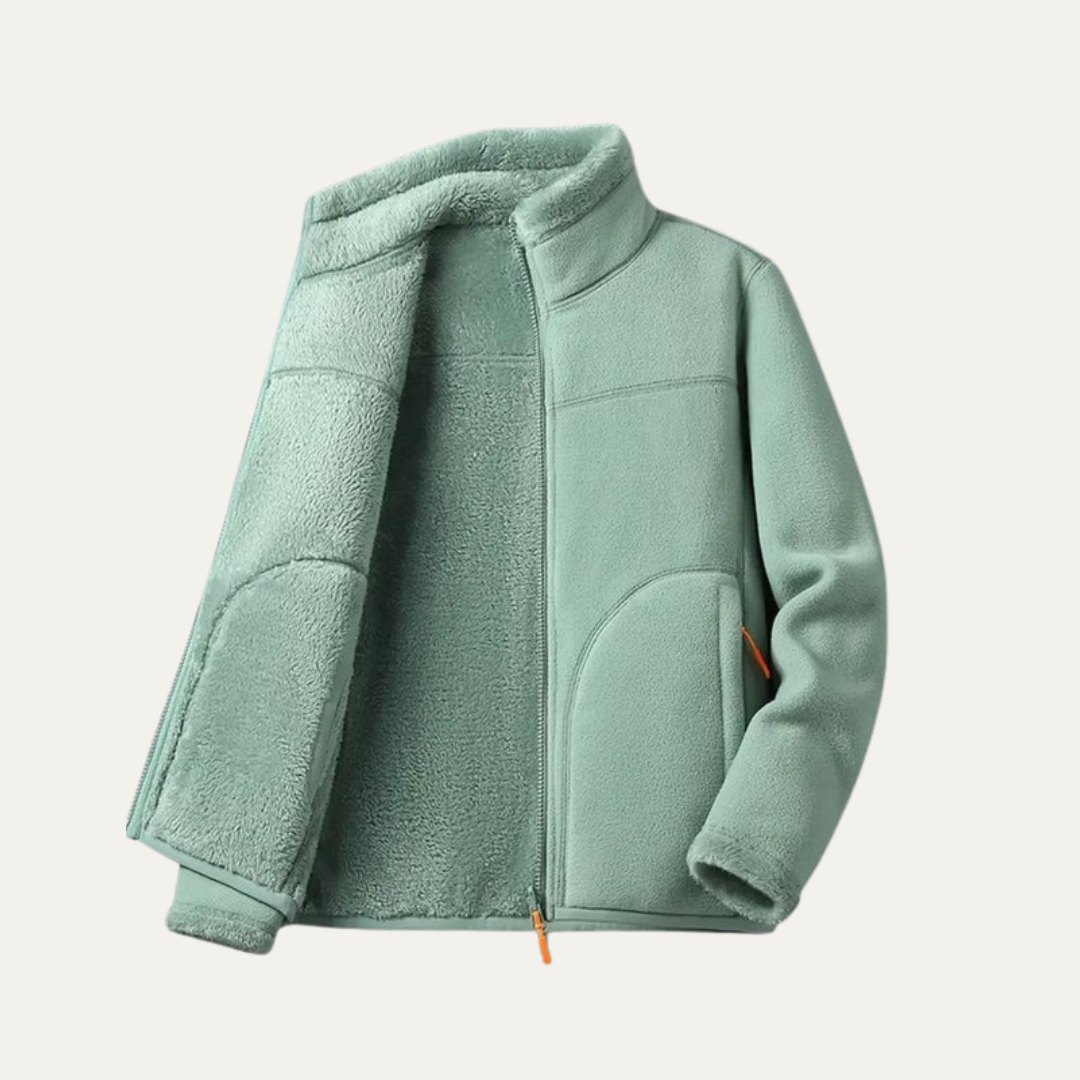 Veste polaire zippée douce pour femme