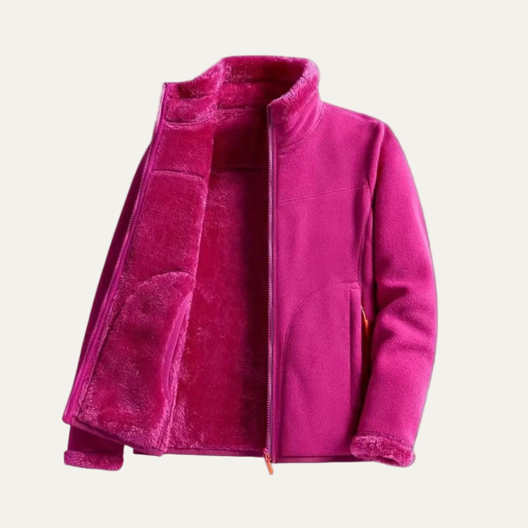 Veste polaire zippée douce pour femme