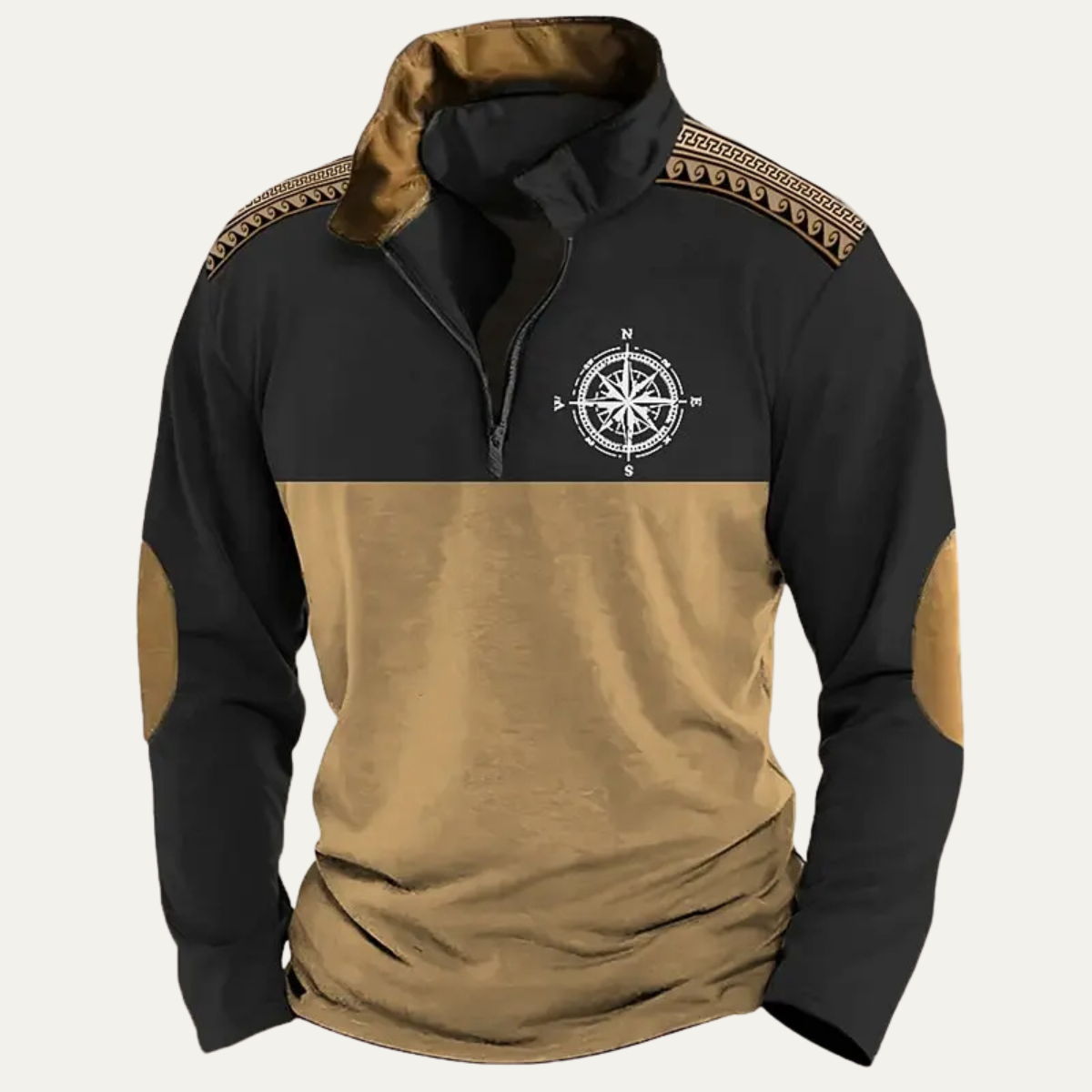 Veste pull zippée en maille pour homme