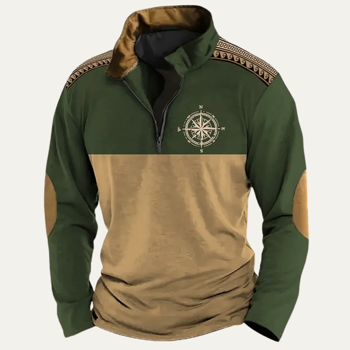 Veste pull zippée en maille pour homme