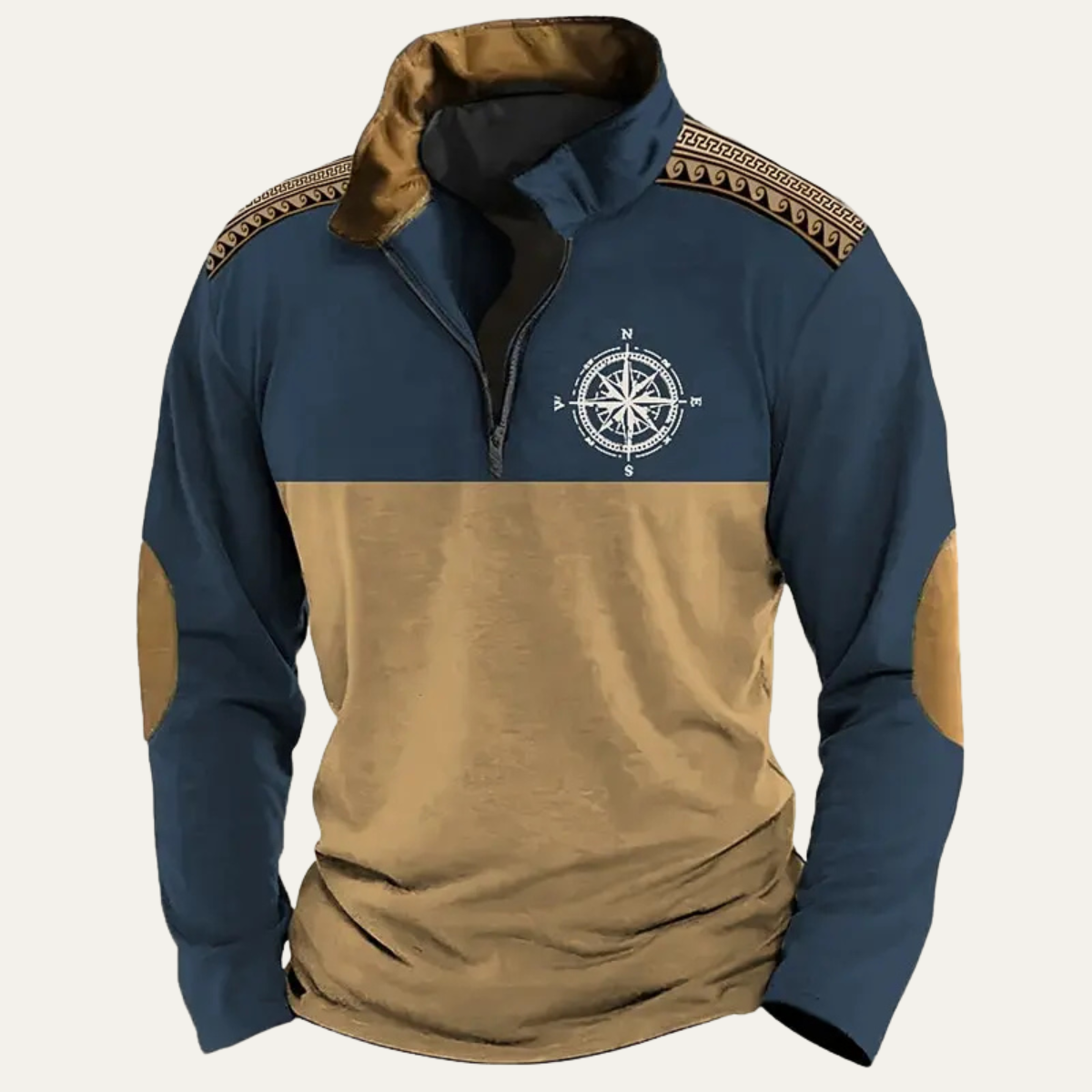 Veste pull zippée en maille pour homme