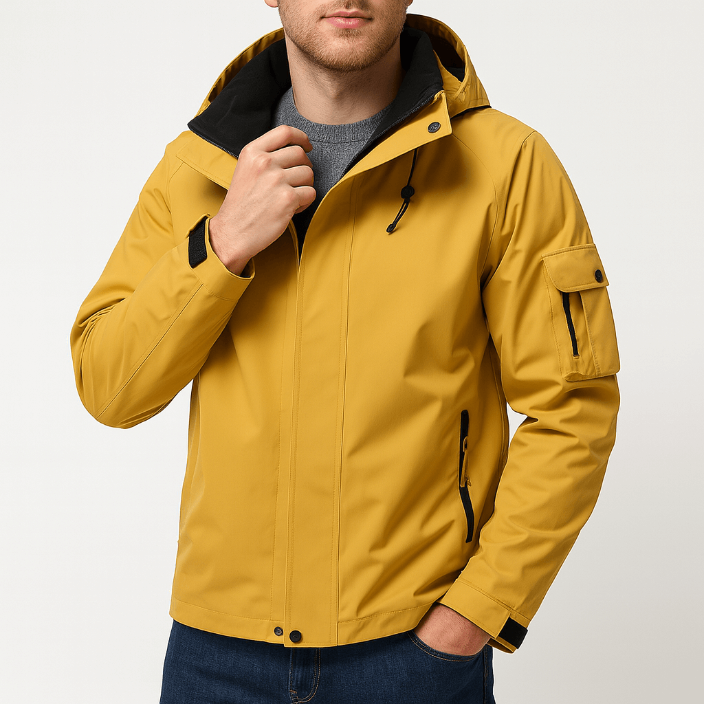 Veste softshell imperméable à capuche pour homme