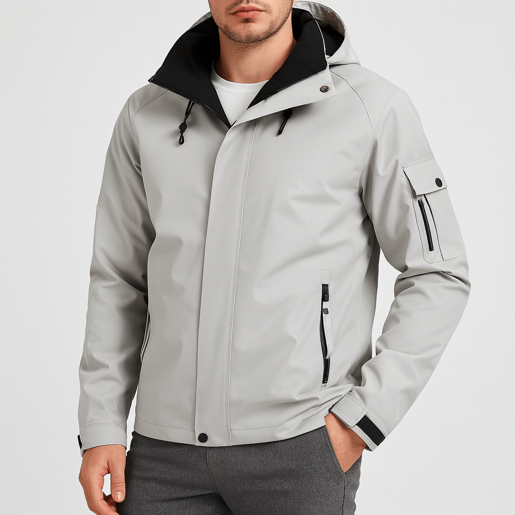 Veste softshell imperméable à capuche pour homme