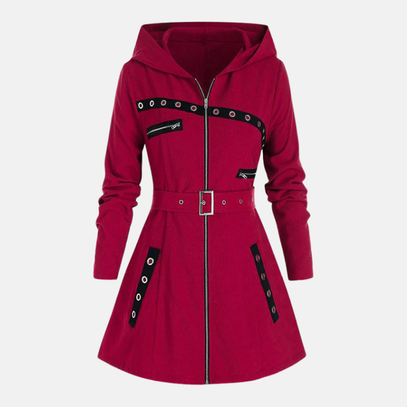 Veste trench cintrée pour femme