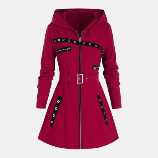 Veste trench cintrée pour femme