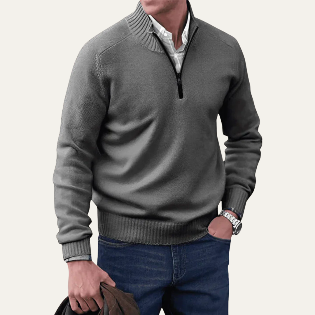 Veste utilitaire matelassée zippée pour homme