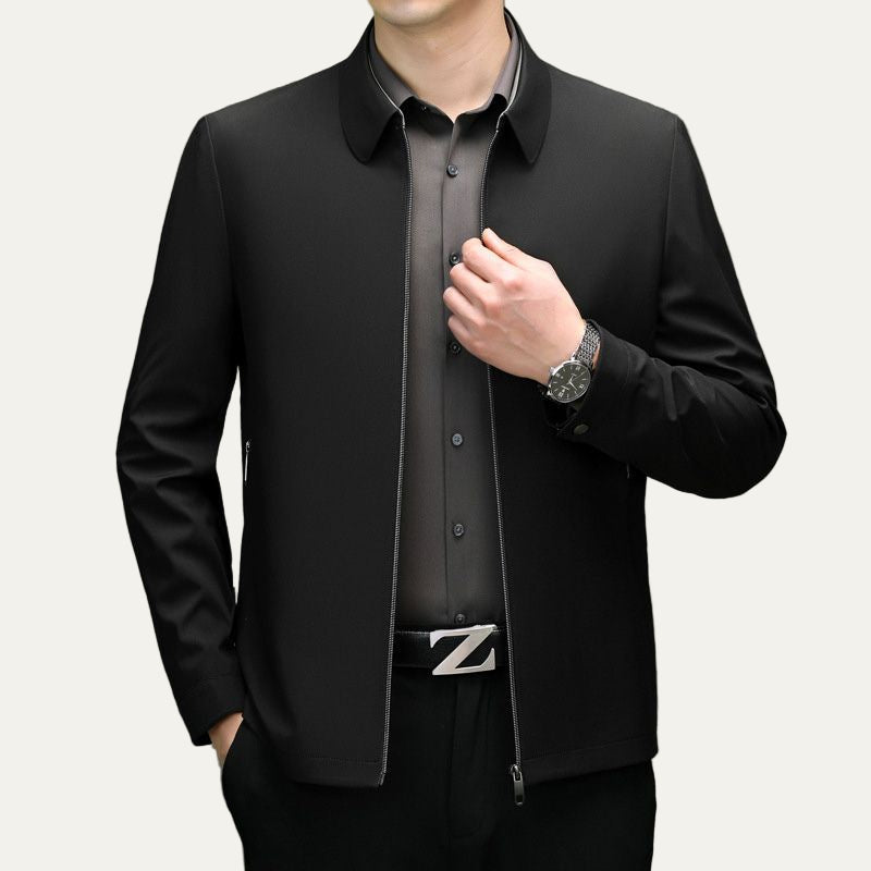 Veste zippée légère et décontractée pour homme