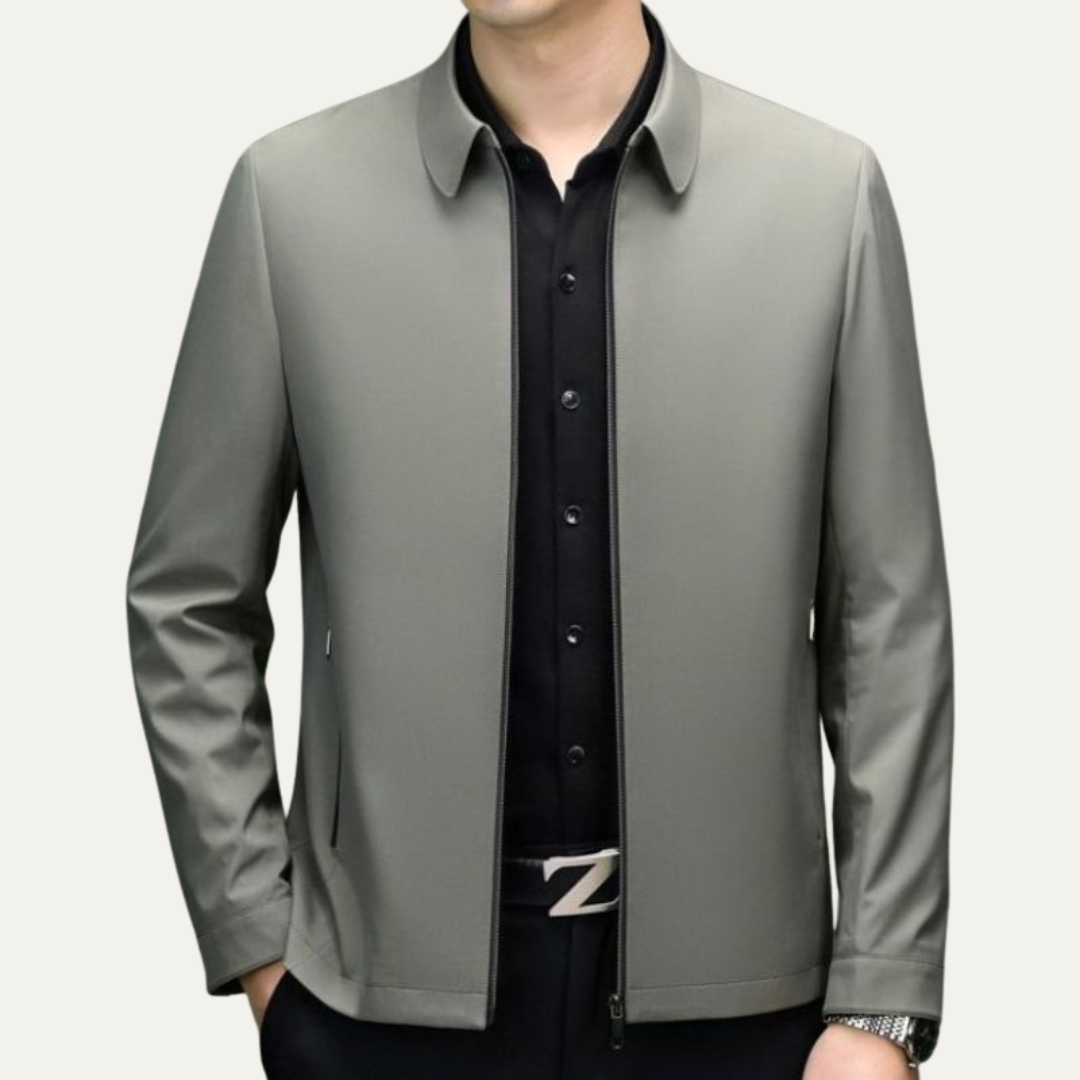 Veste zippée légère et décontractée pour homme