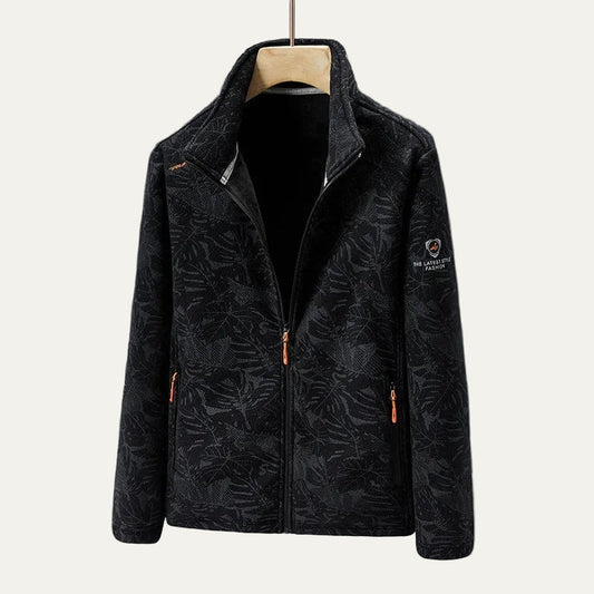 Veste zippée texturée pour homme
