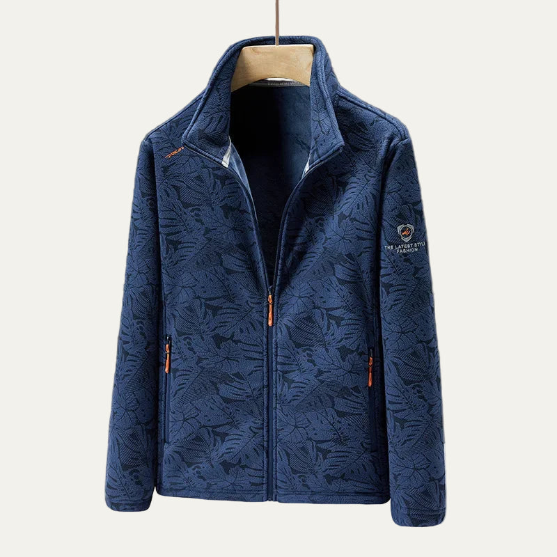 Veste zippée texturée pour homme