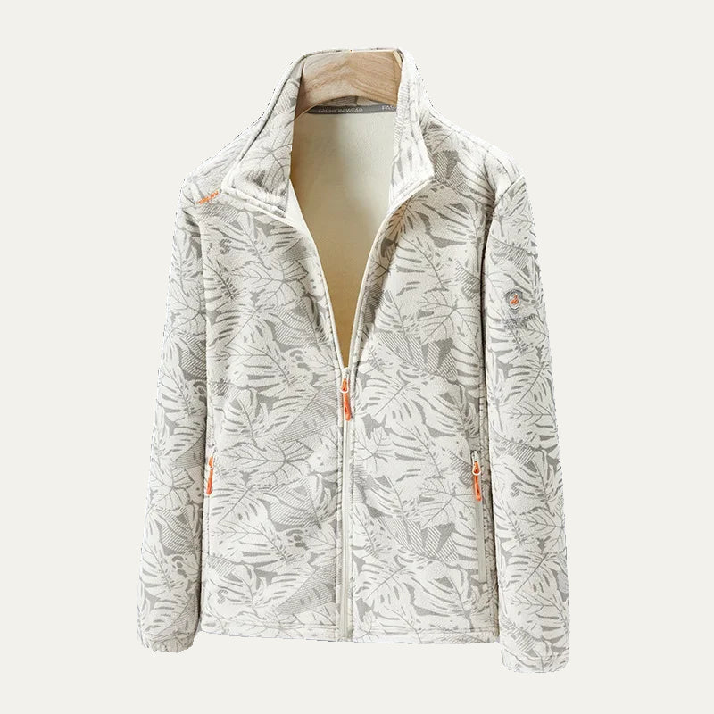 Veste zippée texturée pour homme