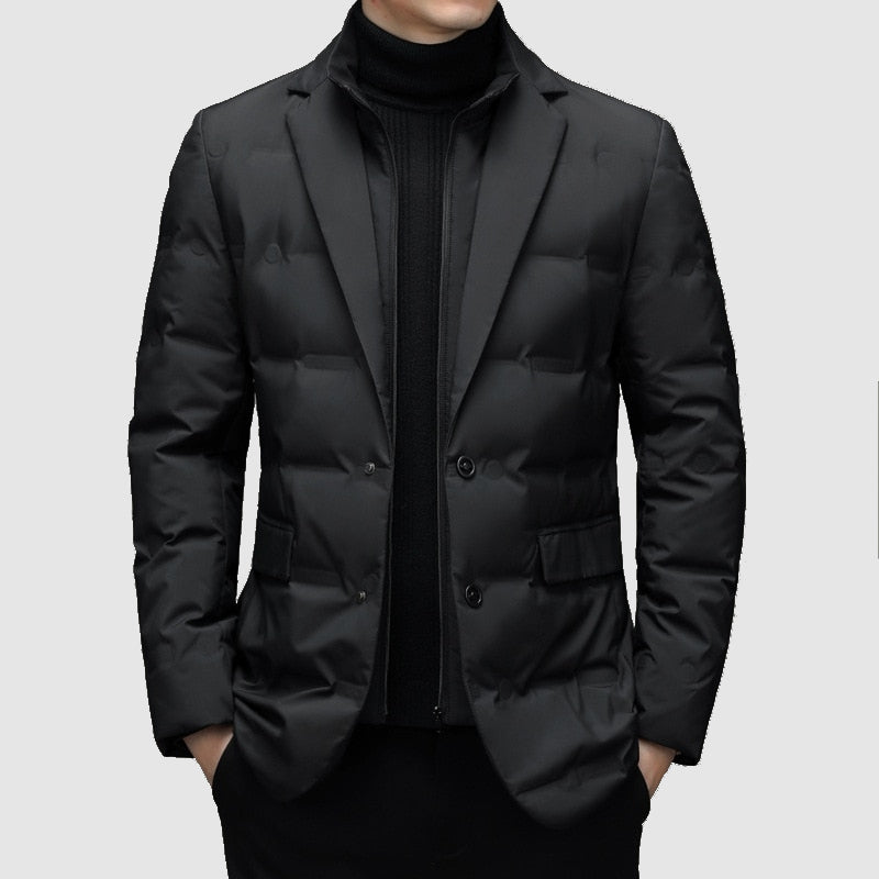 Vêtements d'extérieur sur mesure pour homme, doublés et matelassés, coupe slim