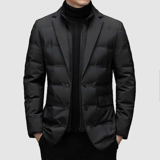 Vêtements d'extérieur sur mesure pour homme, doublés et matelassés, coupe slim