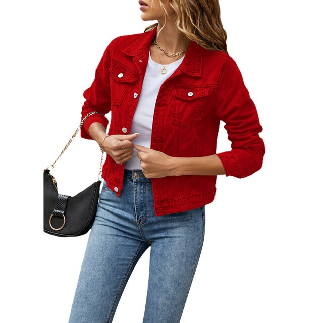 Veste Courte Décontractée Femme | Parfaite pour Spring et Automne