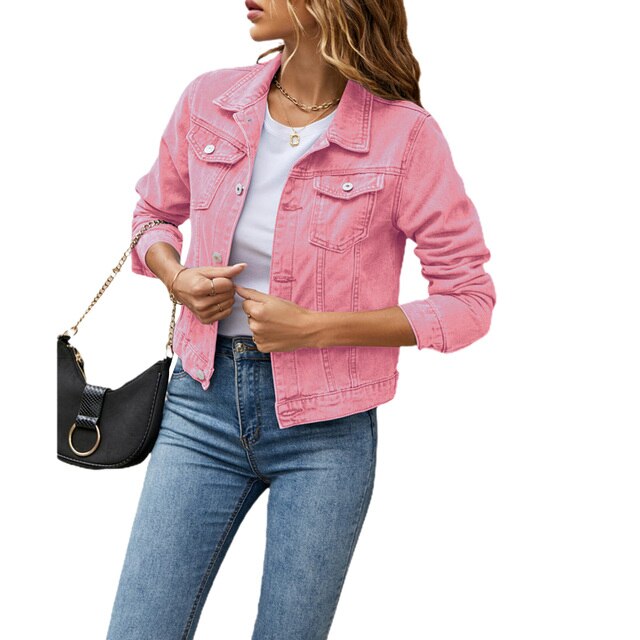 Veste Courte Décontractée Femme | Parfaite pour Spring et Automne