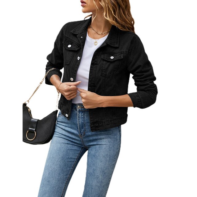 Veste Jean Féminine Confortable Hiver - LuxeStyle