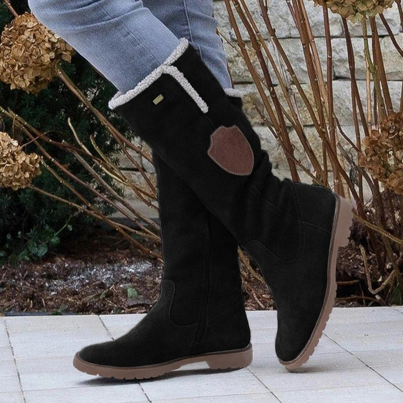 Bottes mi-mollet Chics à Fermeture Éclair