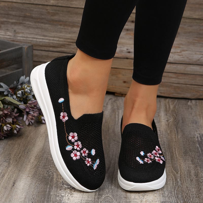 Chaussures tendance avec motif floral - LuxeStyle