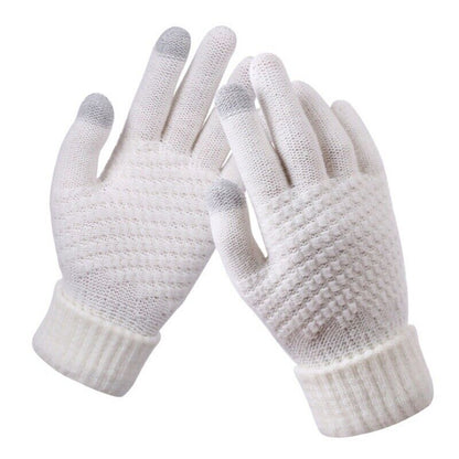Gants Femme Hiver Douillet avec Motif Brodé