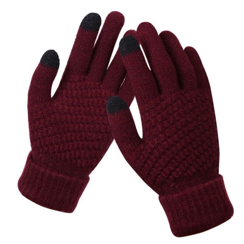 Gants Femme Hiver Douillet avec Motif Brodé