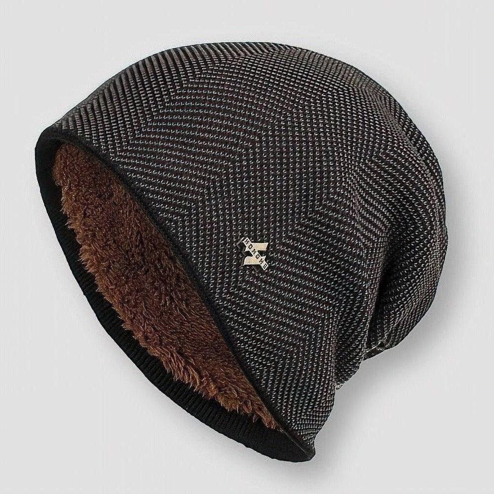 Casque en laine épais chaude hiver pour homme