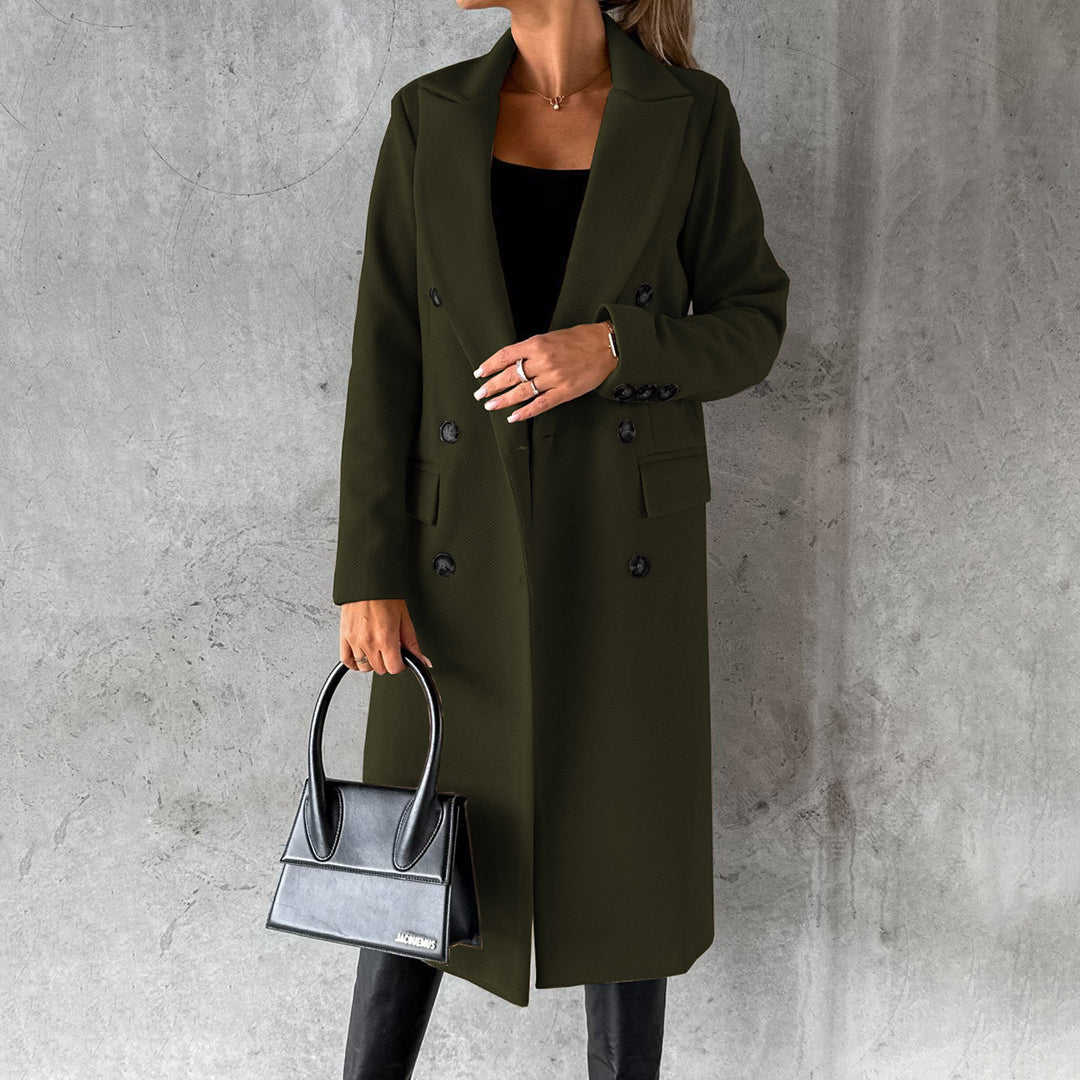 Manteau Femme Élégant Hiver Fourrure