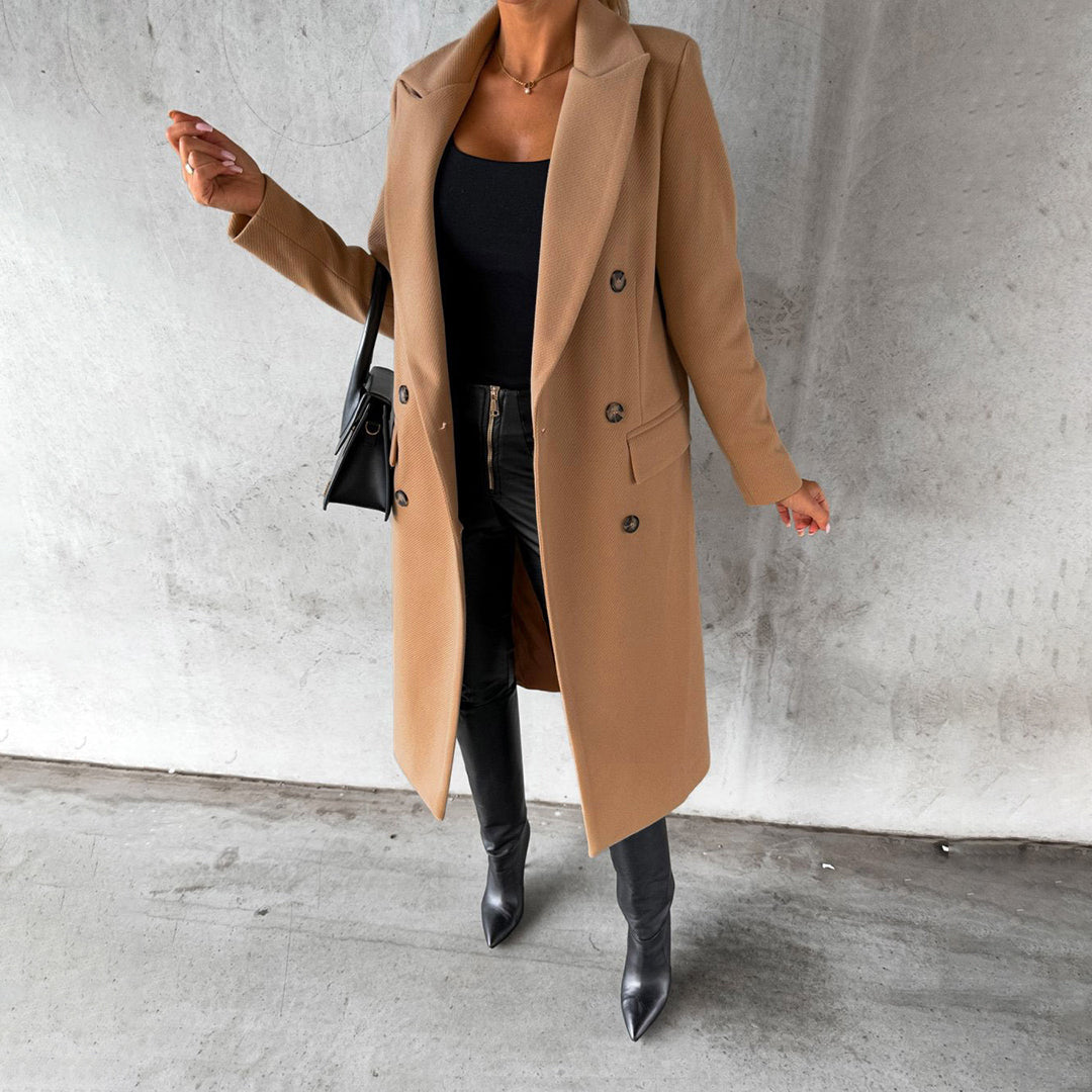 Manteau Femme Élégant Hiver Fourrure