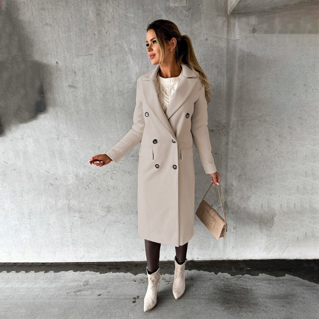 Manteau Femme Élégant Hiver Fourrure