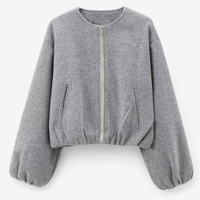 Veste Bomber Sport Chic avec Pochettes Cachettes