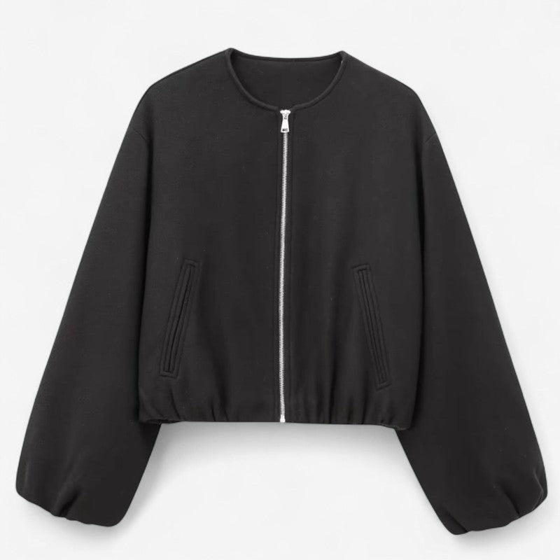 Veste Bomber Sport Chic avec Pochettes Cachettes - LuxeStyle