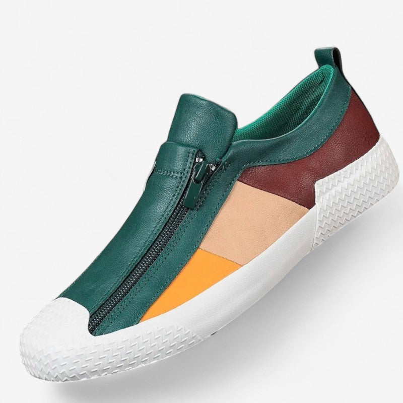 Baskets Confortables à Lacets avec Semelle Souple et Bout Arrondi