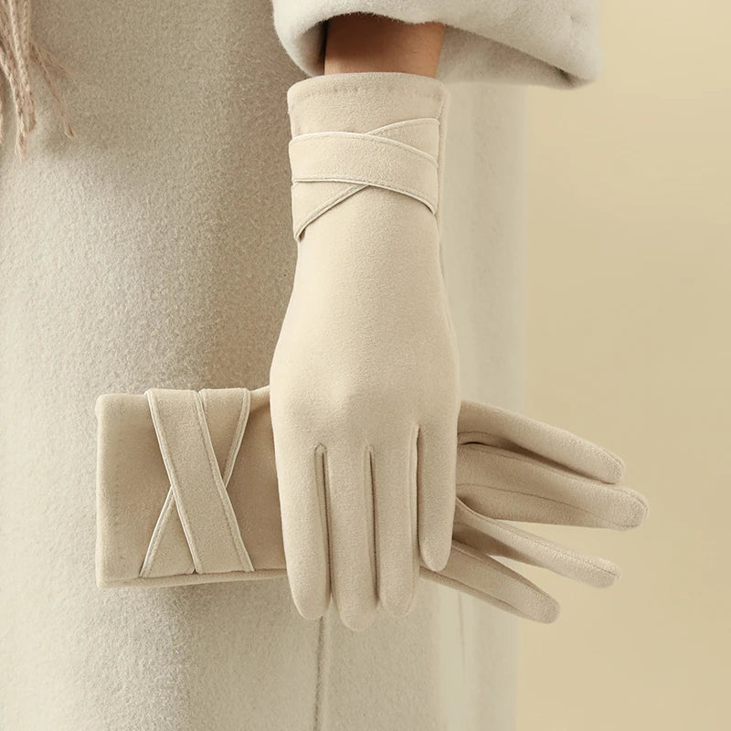 Gants Femme Hiver Chauds et Élastiques pour Ski - LuxeStyle